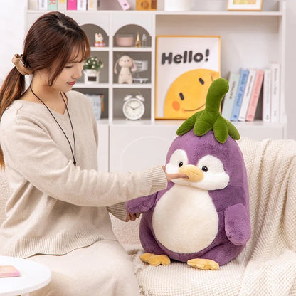 Cute Penguin Eggplant Plushies
