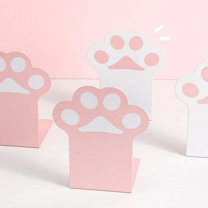 Kawaii Cat Paw Bookends