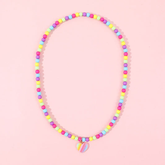 Pastel Heart Jewelry Set