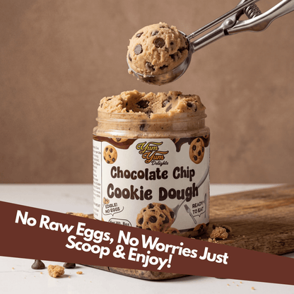 Edible Chocolate Chip Cookie Dough - Egg Free