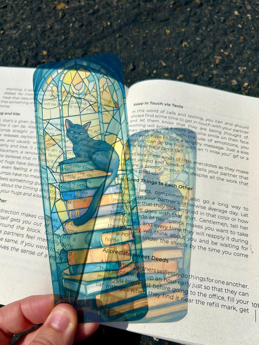 Mystical Black Cat Bookmark