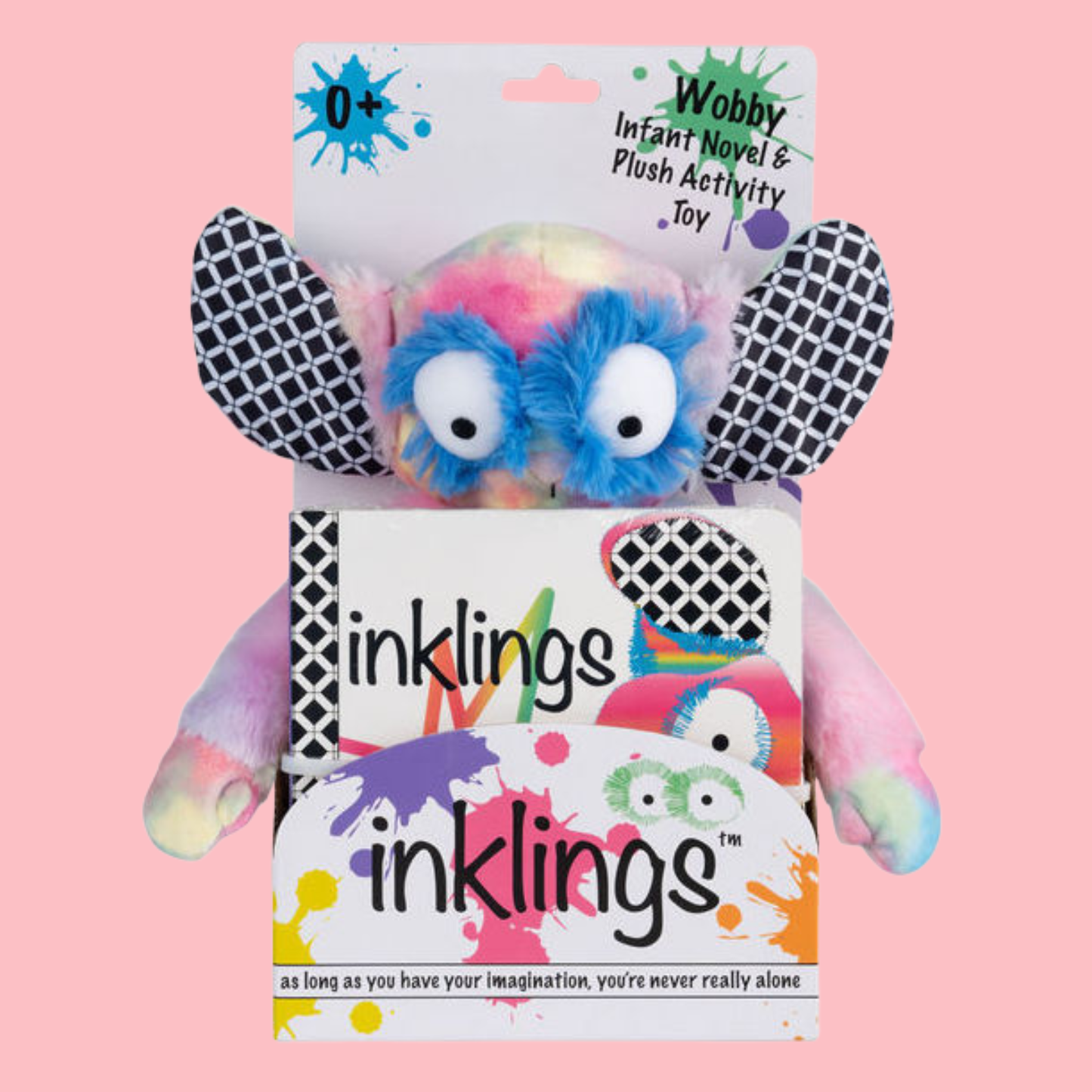 Rainbow Wobby Inklings Plush Toy & Board Book Gift Set