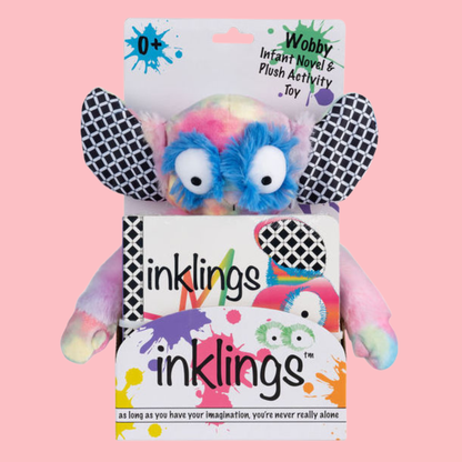 Rainbow Wobby Inklings Plush Toy & Board Book Gift Set