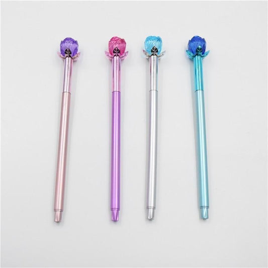 Crystal Flower Gel Pen