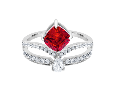 Solitaire Scandal Ring