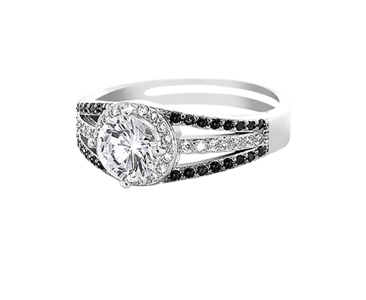 Halo XOXO Ring